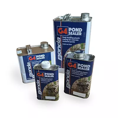 G4 Pond Waterproof Sealer Paint Concrete Bonding Sealant Coating Plastic  • £156.95