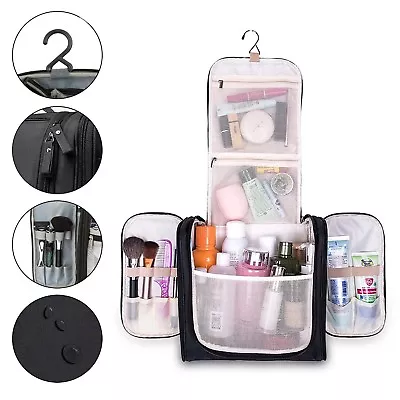 $63.99 • Buy New Toiletry Kit Bag Travel Accessories Organizer Make Up Shaving Dopp Men Women