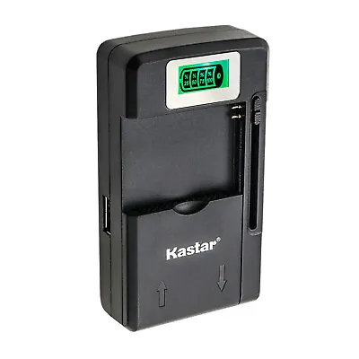 Kastar Universal Battery LCD Charger For Cell Phone Mobile Camera PDA Gaming MP4 • $6.59