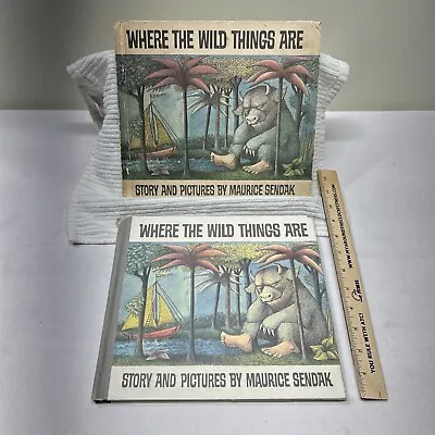 1963 Where The Wild Things Are Maurice Sendak Vintage US Book Club Edition 75735 • $50
