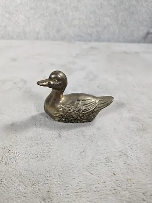 Vintage Miniature Brass Duck Home Décor • $18.98
