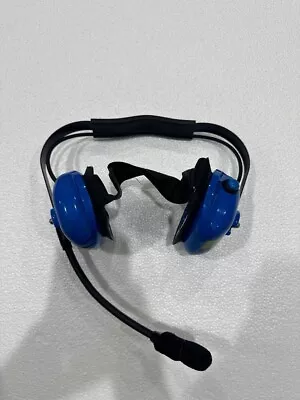 USED RACING RADIOS HEADSET BLUE Behind The Head Strap • $99.99