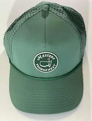Masters Green Performance Tech Rubber Patch Rope Hat W/Perforated Back • $70