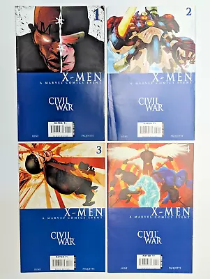 Civil War: X-Men #1-4 Complete Series Set 2006 Marvel • $7