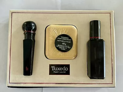 Vintage Ralph Lauren Tuxedo Perfume Gift Set 1979 With Extra Small Bottle • $55.99