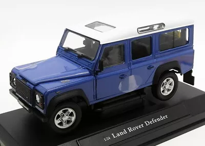 Cararama 1/24 Scale Diecast 125063 - Land Rover Defender - Blue • £24.99