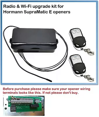 Universal 433MHz. Radio & Wi-Fi Upgrade Kit For Hormann/Garador SupraMatic E • £7.55