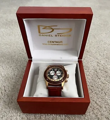 $85 • Buy Daniel Steiger Swiss Movement Stainless Steel Luxury Wristwatch In Original Box
