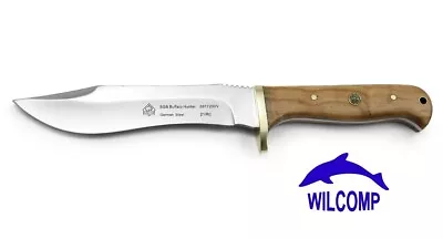 $249.50 • Buy Puma SGB Buffalo Hunter, Olive Wood Knife 6817200V German Steel