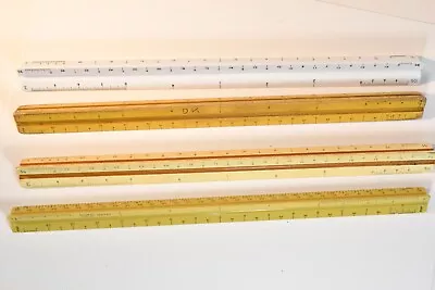 Vintage Dietzgen D&W Staedtler-Mars Doric K&E Engineers Triangular Scale-Germany • $12.25