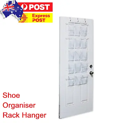$14.70 • Buy 15 Pockets Hanging Shoe Organiser Rack Hanger Cabinet Storage Closet Door Cover