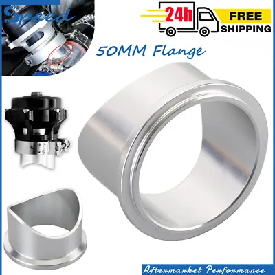 50mm BOV Turbo Blow Off Valve Weld-On Aluminum V-Band Flange For TiAL BV50 Q QR • $8.99