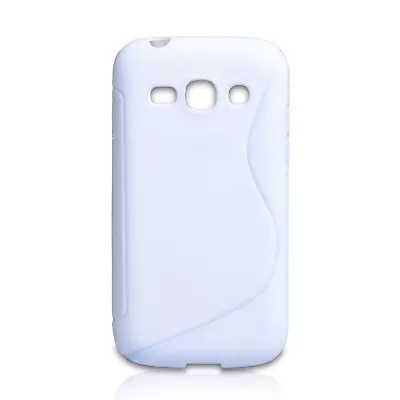 Samsung Galaxy Ace 2 I8160 Shockproof Case Tough TPU Silicone White S-Line • £1.99