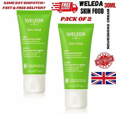 Weleda Skin Food Light Cream 30 Ml Pack Of 2 • £14.49