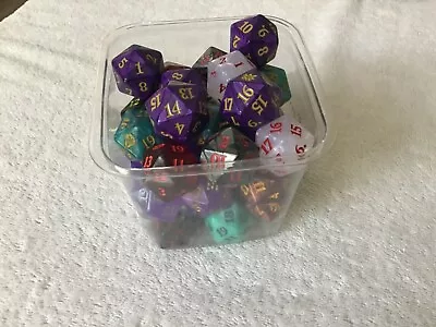 Magic The Gathering 3x Oversized D20 Spin Down Dice Many Sets Available • $24.99