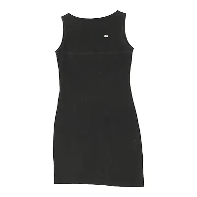 Lacoste Sleeveless Cotton Dress | Vintage Designer Sports Street Wear Black VTG • £30