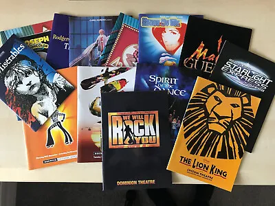 Various Theatre Programmes/souvenir Brochures - Pick Your Own From List • £4.99