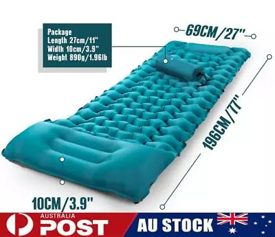 Self Inflating Sleeping Mat For Camping: 10CM Thickness Single Camp Mattress Mat • $14.05