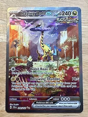 Raging Bolt Ex - 208/162 - SIR - Temporal Forces - NM/M - Pokemon Card (1) • $129.95