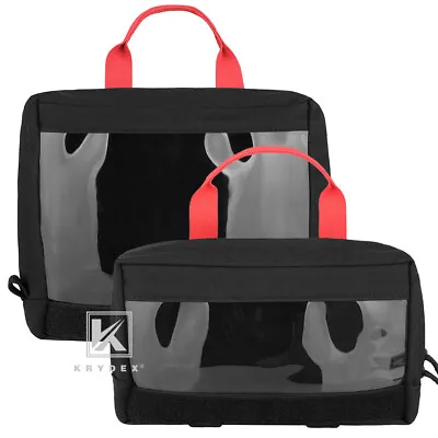 KRYDEX Clear Top Insert Pouch Medical Bag Organizer Hook & Loop For D3 Backpack • $18.95