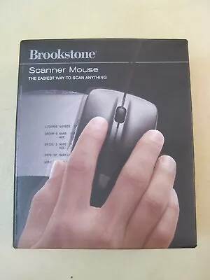 Brookstone Scanner Mouse USB (Scans Documents Photos Receipts)  New B6793 • $20