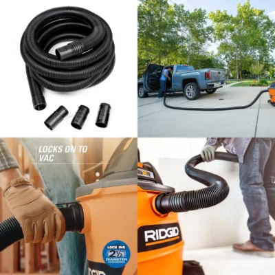 $38.99 • Buy RIDGID Wet Dry Shop Vacuum Dual-Flex Tug-A-Long Locking Hose 2-1/2 In. X 20 Ft.