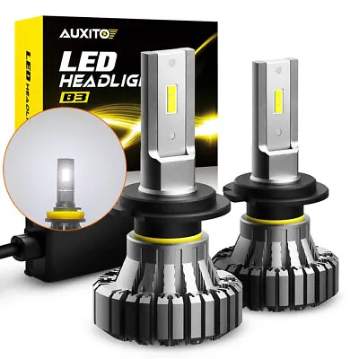 AUXITO 2X H7 LED White High/Low Beam Headlight Conversion Kit Bulbs 6500K Power • $26.59