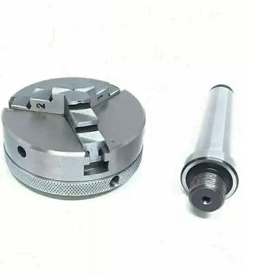 Self Centering 3-Jaw Lathe Chuck 50mm With Drawbar Shank MT3 • $122.31