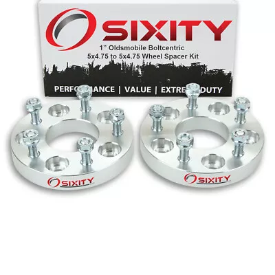 2pc 1  Wheel Spacers For Oldsmobile Cutlass Supreme Adapters Lugs 5x4.75 Dh • $57.30