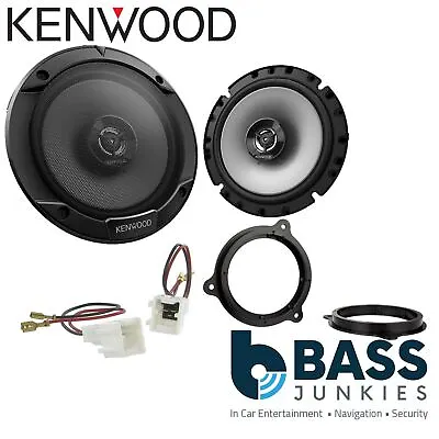 Renault Trafic 2016 On Kenwood 6.5  600W Front Door Car Speakers & Fitting Kit • £54.95