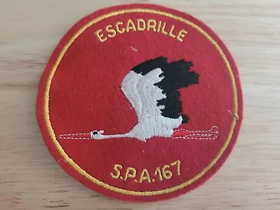 VTG! RARE WW2 RAFALE PATCH - LAFAYETTE - ESCADRILLE SPA 167 Patch. FAST SHIP! • $36.51