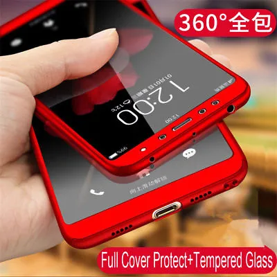 360° Full Cover Case + Tempered Glass For Xiaomi Redmi Note 10 9S 8T 8 7 Pro 9A • $3.48