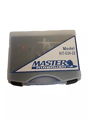 Master Airbrush Model Kit G23-22 Painting Compressor Dual Action Gravity Feed AV • $41.85