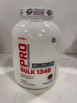 GNC Pro Performance Bulk 1340 - Cookies And Cream 7.14lb • $37.99