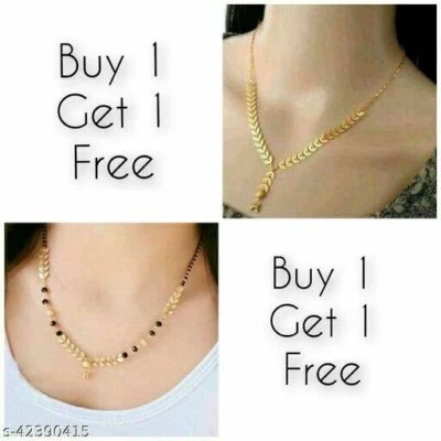 $10.90 • Buy Bollywood Traditional Mangalsutra Beaded Chain Ethnic Jewelry For Indian Women