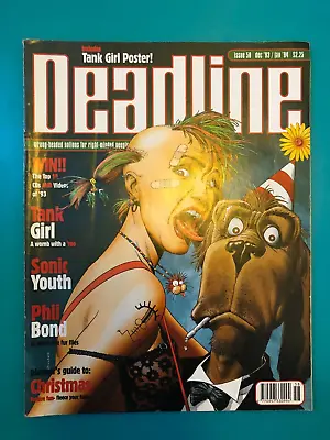 £7.95 • Buy Deadline #58 Tank Girl Alan Martin Jamie Hewlett 1994 VG Rare