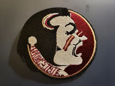 Florida State Seminoles Iron On Embroidered Patch 3  X  3  Red & White • $4.25