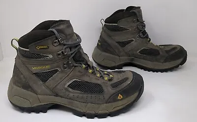 Vasque Breeze LT Gore-Tex GTX Hiking Boots 7480 M Mid Gray Black Mens Size 9 M • $49.99