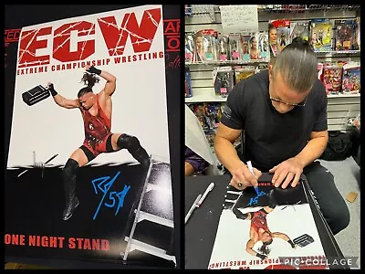 ECW Signed One Night Stand 2006 12x18 Poster RVD Rob Van Dam WWE Proof • $79.99