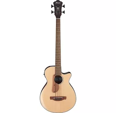 Ibanez AEGB30E AEGB 4-String Acoustic Electric Bass Walnut Fretboard Natural • $499.99