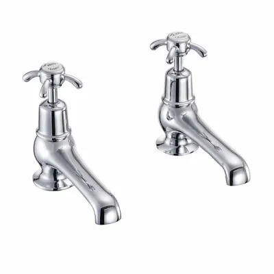 £150 • Buy Burlington Anglesey Pair Of 5 Inch Traditional Basin Taps - Chrome, AN2