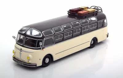 1955 1:43 Altaya Bus Collection Isobloc 648DP Bus Black/Cream • $15.93