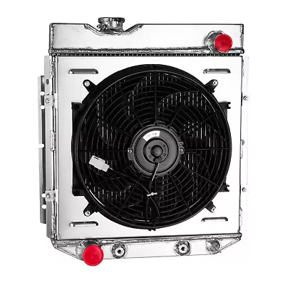 3 Row Radiator+Shroud Fan For Ford 1960-65 Falcon/1965-66 Ford Mustang • $144.95