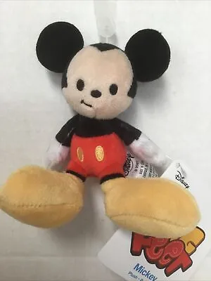 DISNEY Store  MICKEY  MOUSE ~ TINY BIG FEET  MICRO PLUSH 3.5  H NWT • $13.90