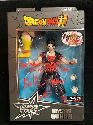 Kyle Hebert Signed  Dragon Ball Z Mystic Gohan Figure Beckett Rare D2 • $99.95