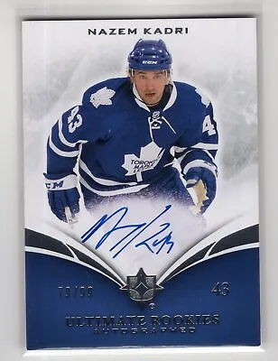 2010-11 Ud Ultimate Collection #138 Rookie Rc /99 Sp Auto Nazem Kadri - Avs • $55.19