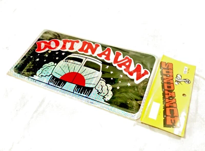$49 • Buy Vintage Do It In A Van License Plate By Sundance