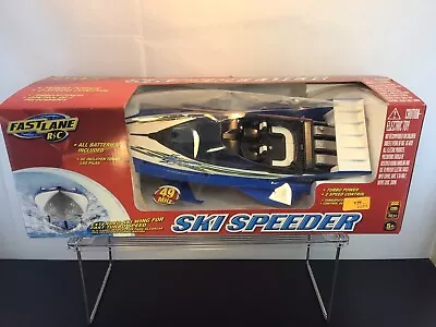 Vintage Fast Lane Ski Speeder RC Racing Boat Radio Control 17” Sealed Read • $85.64