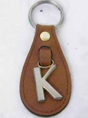 Vintage Leather  K  Key Chain • $7.95