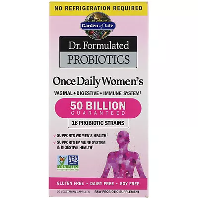 $54.19 • Buy Garden Of Life, (2 Pack) Dr. Formulated Probiotics, Once Daily Women's, 30